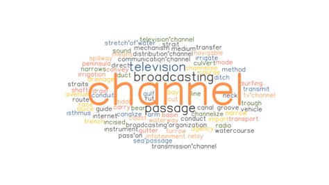 Synonyms of channels channels 1 of 2 noun Definition of channels plural of channel 1 as in canals an open man-made passageway for water water was drained from the swamp …